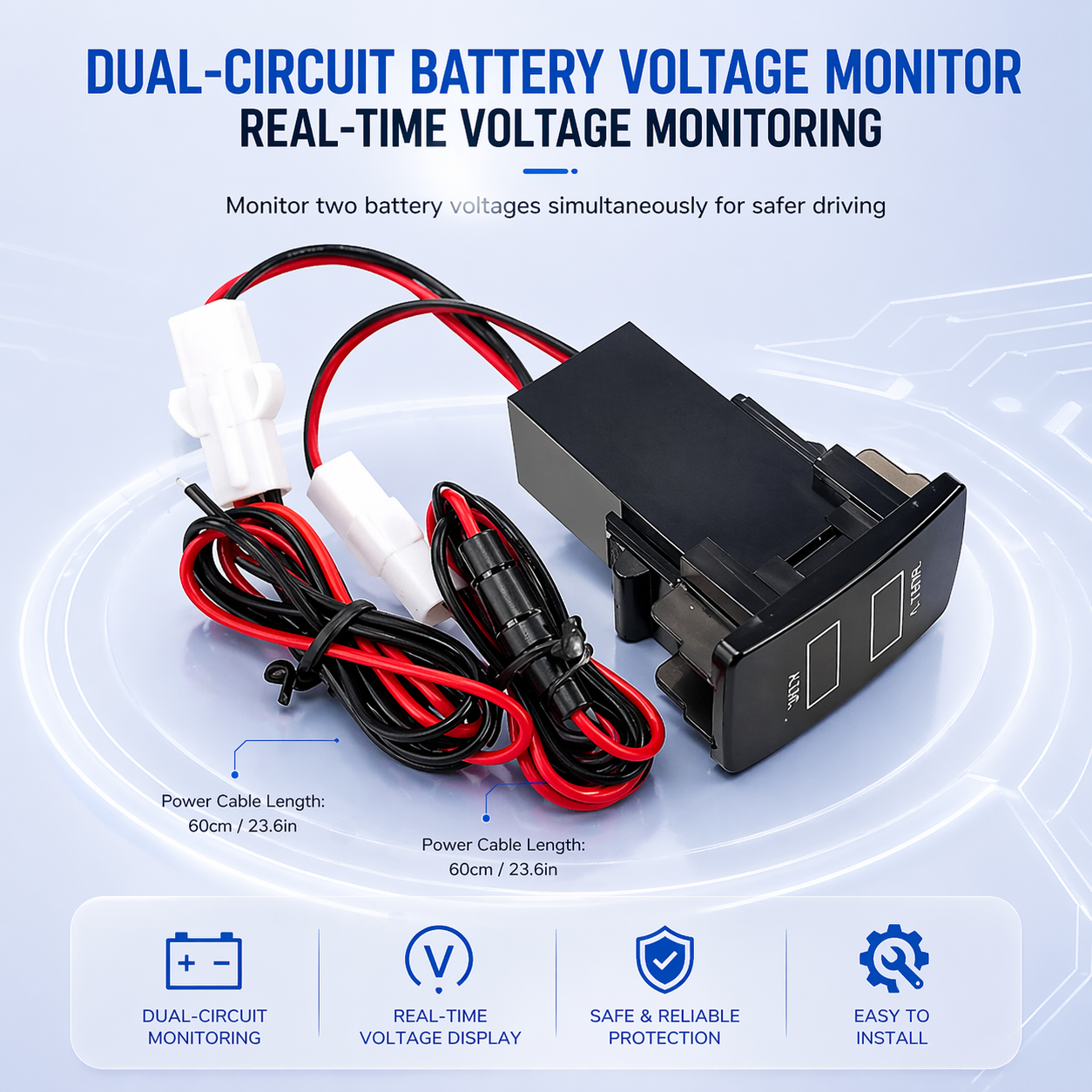 OEM Honda USB Charger Module | Voltage & Temperature Monitoring Dashboard Panel