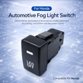Suitable for Honda modification switches, fog lights, headlight indicators, recorder, radar, and tailgate control switches