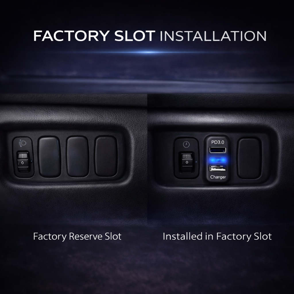 Various combinations such as Mitsubishi USB Audio, HDMI, AUX, etc.