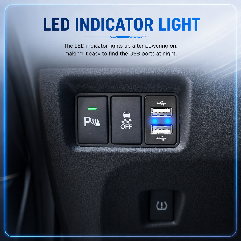 Nissan Multi-Function Dashboard Module | USB Charger, Audio, HDMI & AUX Panel (OEM Fit)