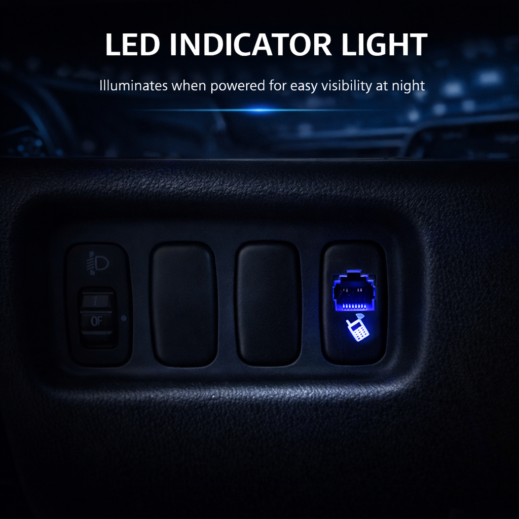 Suitable for Mitsubishi vehicle radio microphone intercom adapter socket