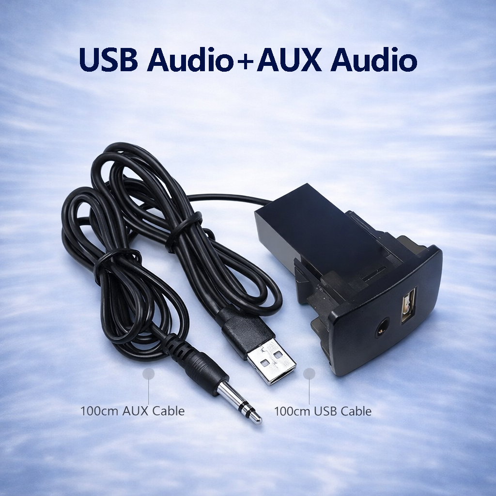 Various combinations such as Honda USB Audio, HDMI, AUX, etc.