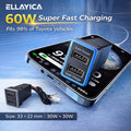 60W Toyota Custom Fit Car Charger | Two 30W USB fast charging ports